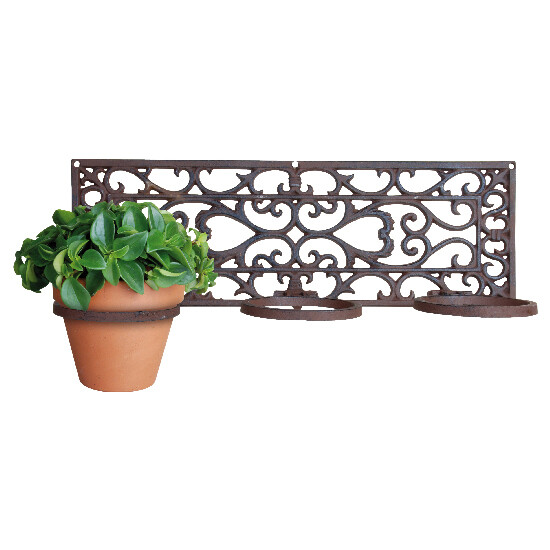 Holder "ESSCHERT´S GARDEN" for 3 flower pots 51.5 cm, cast iron|Esschert Design