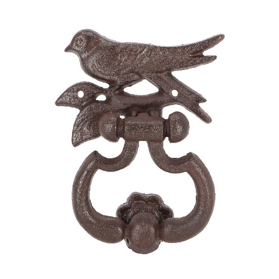 ED Knocker "BEST FOR BOOTS" with BIRDS, cast iron, 13x4x18cm|Esschert Design