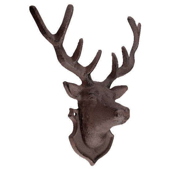 Wall decoration DEER, 22x10x26cm, brown|Esschert Design