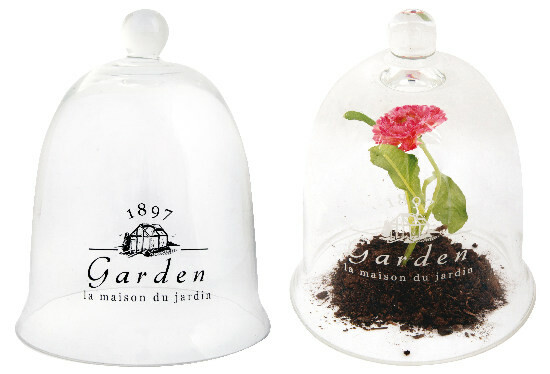 Glass lid GARDEN "ESSCHERT´S GARDEN", ??glass, clear, 12x12x15 cm, GIFT PACK contains 2 pieces! (SALE)|Esschert Design