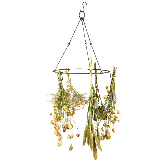 Herb drying rack "SECRETS DU POTAGER", 35.5 x 35.5 x 40 cm|Esschert Design