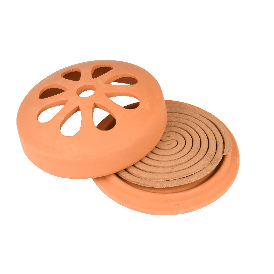 Mosquito repellent TERRACOTTA citronella, terracotta, natural, 15x15x6cm|Esschert Design