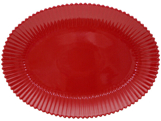 Tray 51cm, oval, PEARLRUBI, ruby ??(SALE)|Costa Nova