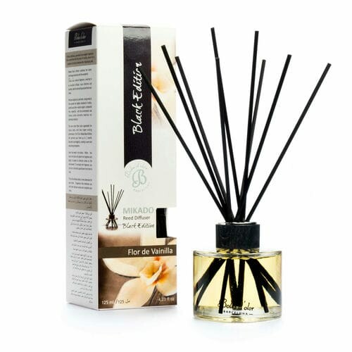 Diffuser MIKADO BLACK EDITION 125 ml. Flor de Vainilla|Boles d'olor