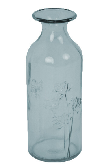 ED VIDRIOS SAN MIGUEL !RECYCLED GLASS! Recycled glass bottle 19 cm 