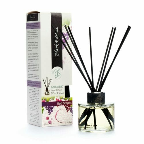 Diffuser MIKADO Black Edition 125 ml. Red Grapes|Boles d'olor