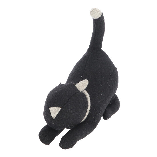Zarážka na dvere "BEST FOR BOOTS" Mačka, čierna, 14 x 26,5 x 30,5 cm, váha 1,5 kg | Esschert Design