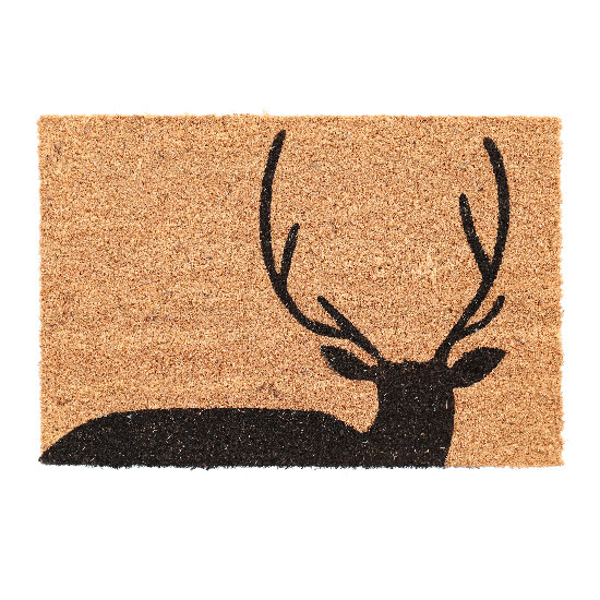 "BEST FOR BOOTS" doormat with deer antlers|Esschert Design