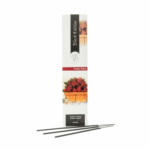 Incense sticks (Black Edition) 20 pcs Frutos Rojos|Boles d'olor