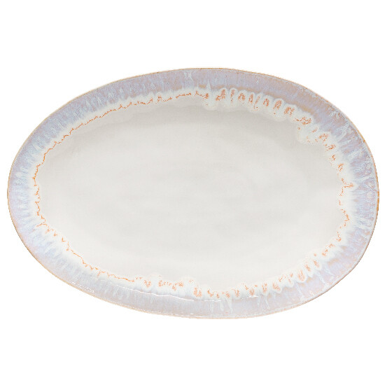 Oval tray 41 cm, BRISA, white|Sal|Costa Nova