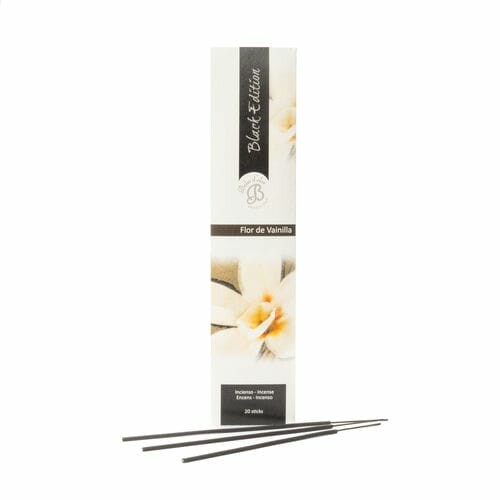 Incense sticks (Black Edition) 20 pcs Flor de Vainilla|Boles d'olor