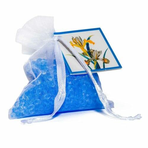 Scented bag ORGANZA 7 x 7.5 x 3 cm Iris Expositor|Boles d'olor