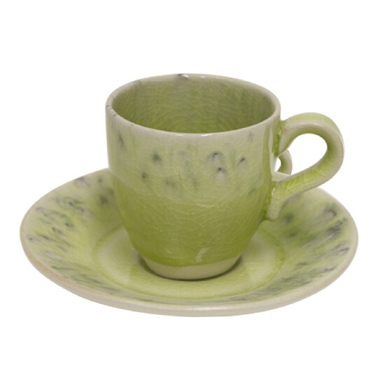 Coffee cup with saucer 0.08L, MADEIRA, yellow|Lemon (SALE)|Costa Nova