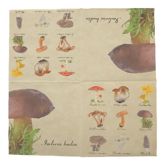 Napkins Mushrooms (SALE)|Esschert Design