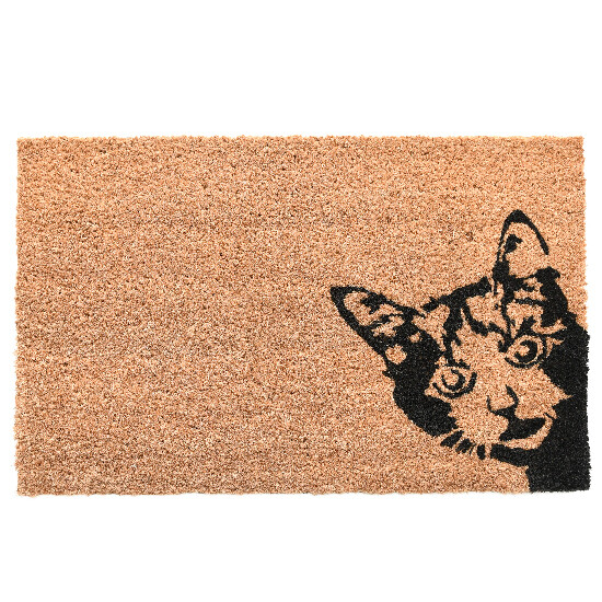 Coconut mat Cat, 60x40|Esschert Design