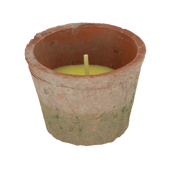 Candle "FANCY FLAMES" citronella, 9 x 9 x 6.5 cm|Esschert Design