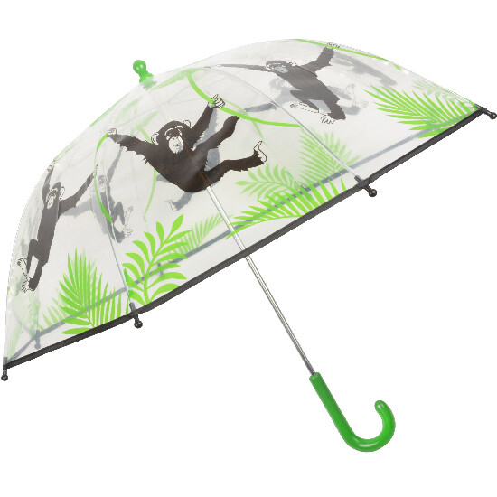 Monkey umbrella, transparent (SALE)|Esschert Design