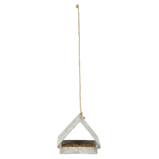 Feeder "BEST FOR BIRDS" hanging, patina, 21 x 12 x 19 cm|Esschert Design