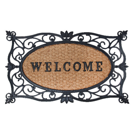 "BEST FOR BOOTS" Welcome doormat with ornaments 75 cm|Esschert Design