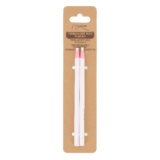 Ceruzky permanentné WAX, voskové, biela, set 2ks|Esschert Design
