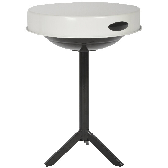 Grill / table "FANCY FLAMES", white, 63 x 46.5 x 46.5 cm (SALE)|Esschert Design