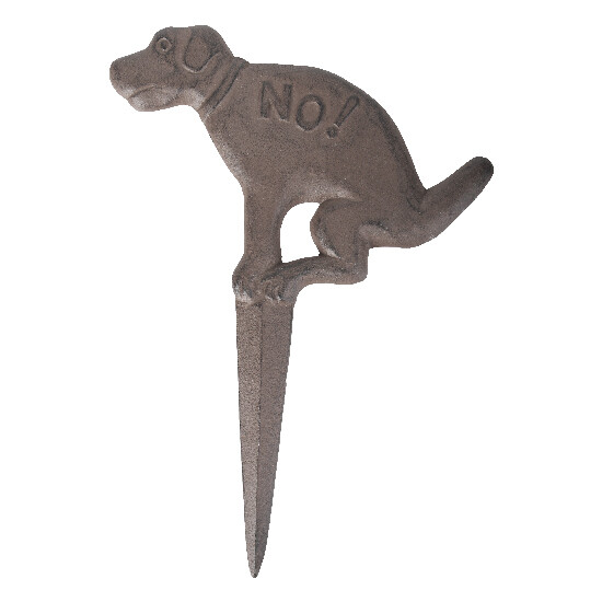 Sign with a dog, antique cast iron (SALE)|Esschert Design