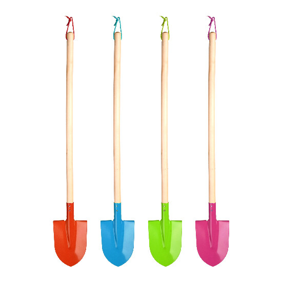 Children's shovel COLOR, 82cm, green/pink/orange/blue|Esschert Design