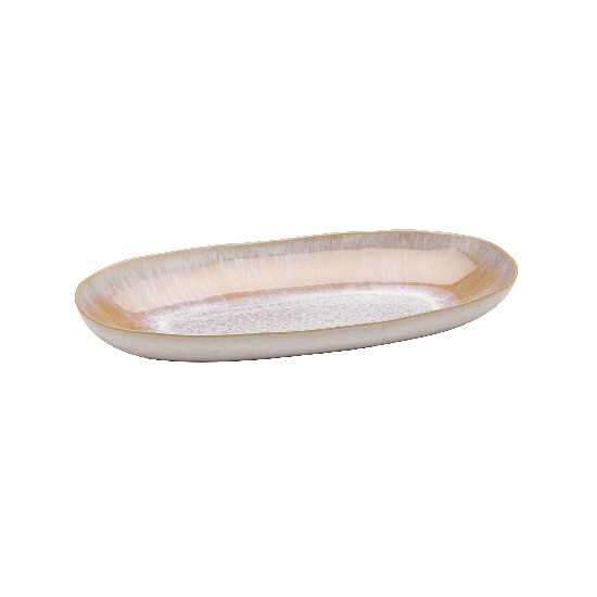 Oval tray, 34x16cm, IBIZA, yellow (sand) (SALE)|Casafina