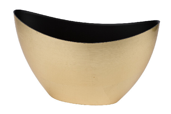 Oval bowl, gold, V|Ego Dekor