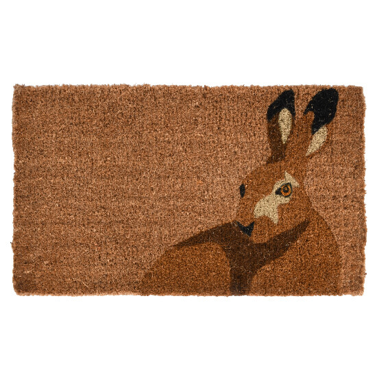 Doormat "BEST FOR BOOTS" with a hare (SALE)|Esschert Design