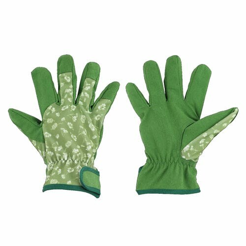 ED Women's garden/work gloves FLOWER, flower print, 15x1.5x23cm, size M|Esschert Design