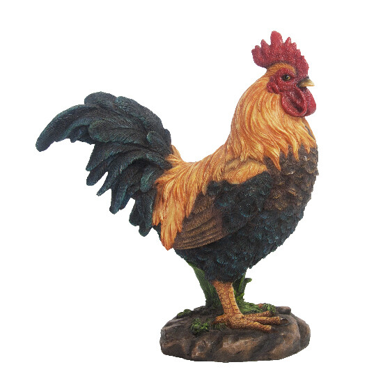 Animals and figures OUTDOOR "TRUE TO NATURE" Rooster, h. 34.5 cm (SALE)|Esschert Design