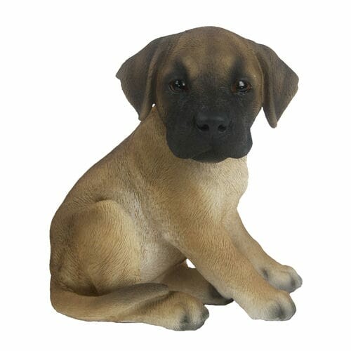 Animals and figures OUTDOOR "TRUE TO NATURE" Sitting Great Dane puppy, height 16.5 cm|Esschert Design