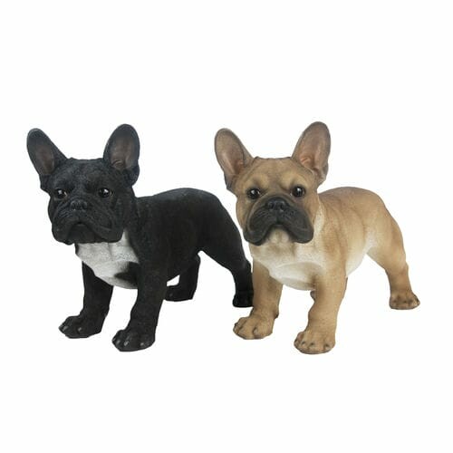 Animals and figures OUTDOOR "TRUE TO NATURE" Bulldog, h.33 cm, brown/black (SALE)|Esschert Design