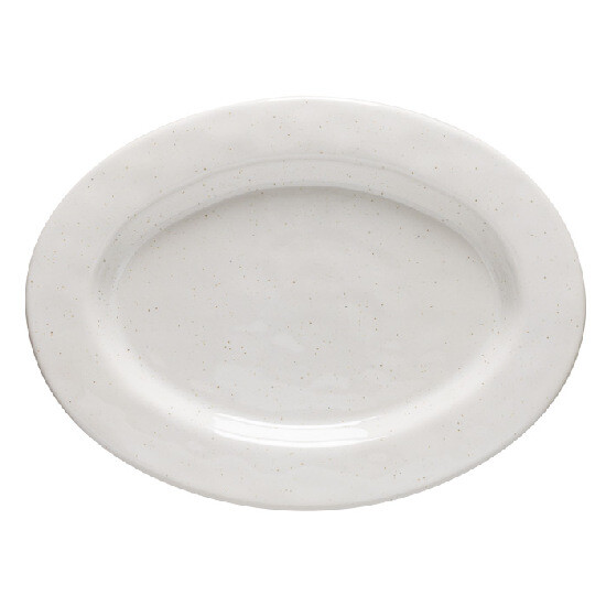 Oval tray, 40x30cm, FATTORIA, white (SALE)|Casafina