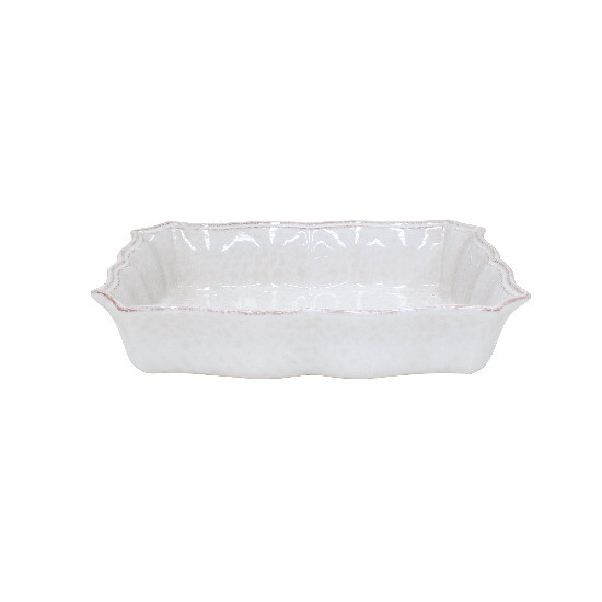 Baking dish, 35x25cm, IMPRESSIONS, white|Casafina