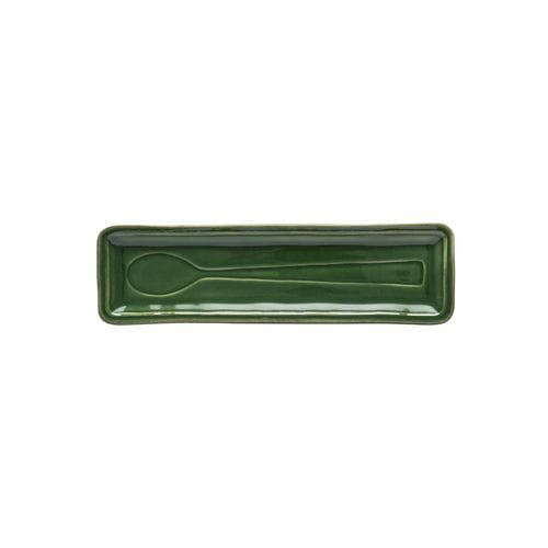 ED Spoon holder|bowl 27x8cm, FONTANA, green (SALE)|Casafina