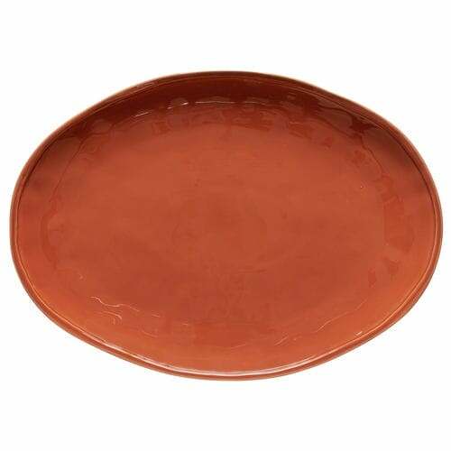 XXL oval tray 56x40cm, FONTANA, red (pepper)|Casafina