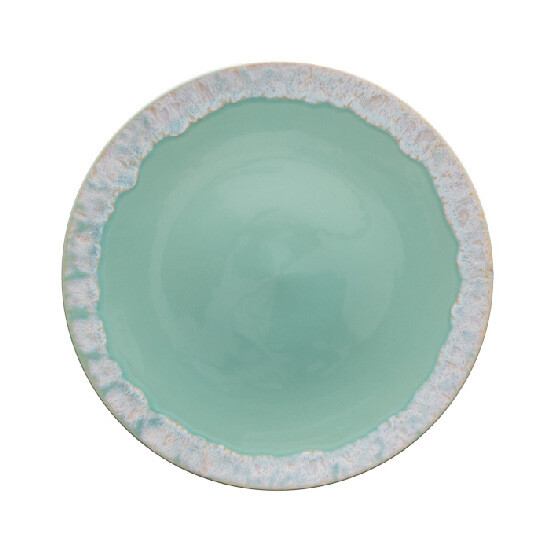 ED Serving plate, 34 cm, TAORMINA, blue (aqua)|Casafina