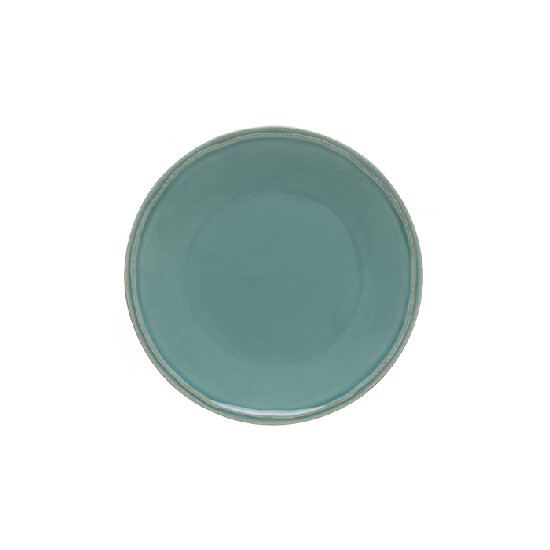 Dessert plate, 23 cm, FONTANA, blue (turquoise)|Casafina