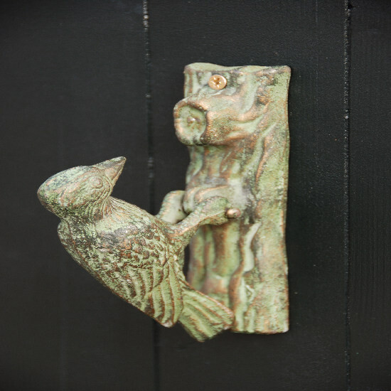 Door knocker "BEST FOR BOOTS" DATEL BIRD, 5 x 10.5 x 16 cm|Esschert Design