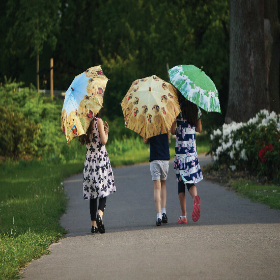 Children's umbrella AFRICA, with African animals, 71cm, colourful print|Esschert Design