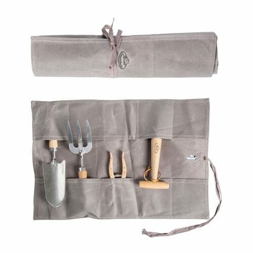 Organizer for garden tools, waxed canvas|Esschert Design