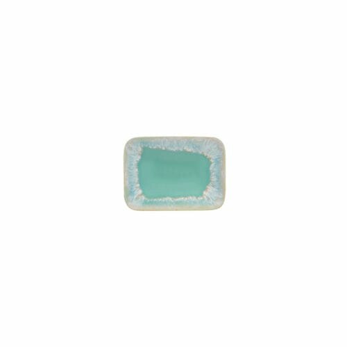 Soap dish 13x9.5cm, TAORMINA, blue (aqua)|Casafina