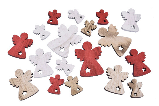 Angel decoration, box of 18 pcs | Ego Dekor