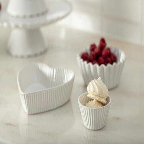 Forma na Muffin 13cm|0,24L, FORMA BAKEWARE, bílá (DOPRODEJ)|Casafina