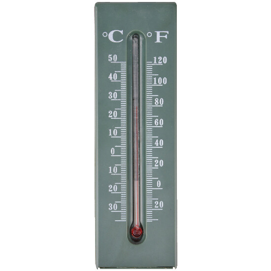 Thermometer "WORLD OF WEATHER", hides for keys, 5 x 3 x 16 cm|Esschert Design