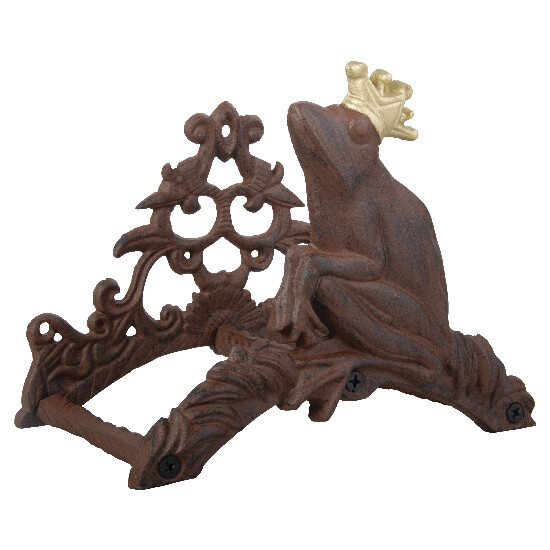 Hose holder Frog queen, cast iron|Esschert Design