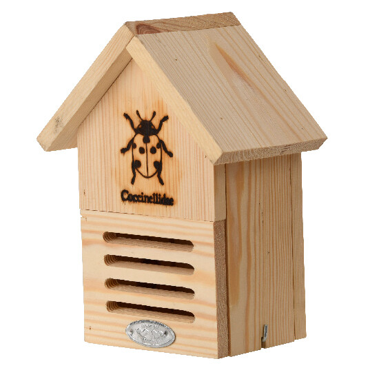 ED house for ladybugs LADYBUG "BEST FOR BIRDS", 17x12x23cm, natural|Esschert Design