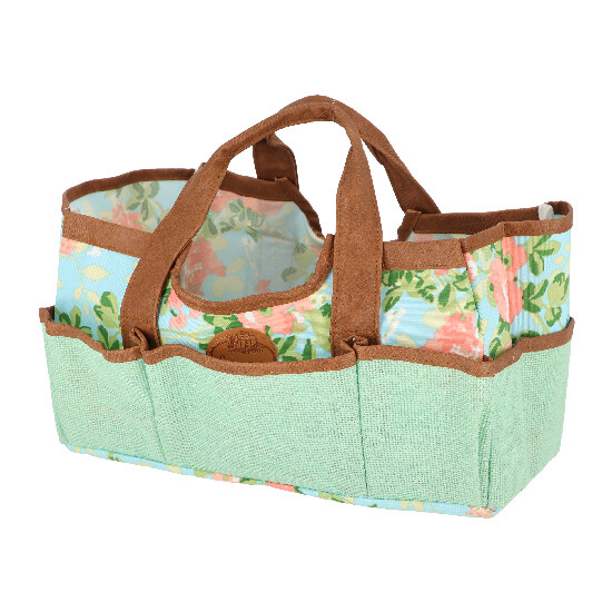 Garden tool bag, rose print|Esschert Design